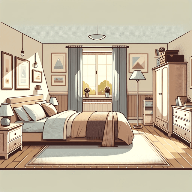 the bedroom