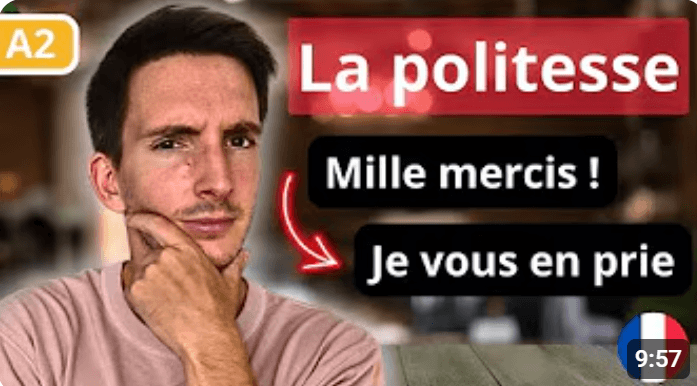 Expressing politeness in French