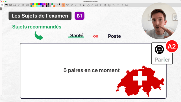 FIDE Test : la partie B1 parler